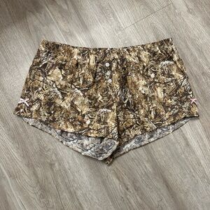 Women's Camouflage Print Sleep Shorts